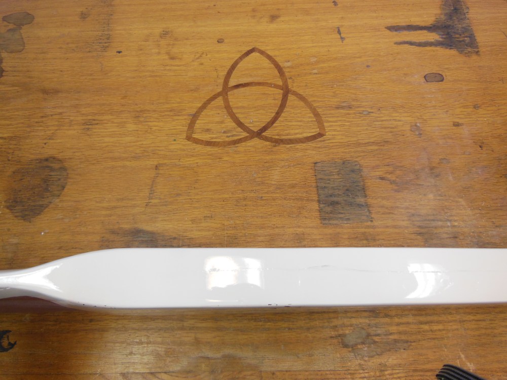 Top rear crack sealed and painted