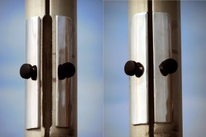 DIY mast gates open and closed