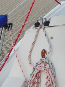 AFTER - Double cam cleats and stanchion mounted clam cleat