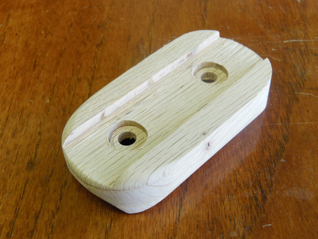 Adapter before applying finish