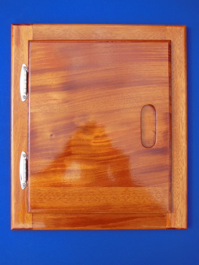 Finished door before installation