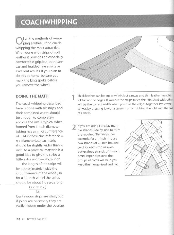 Coachwhipping in 4 easy steps