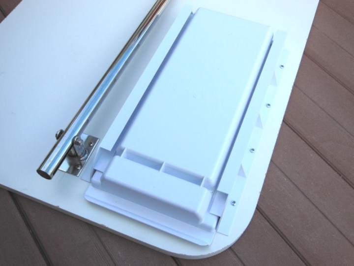 Add-A-Drawing installed on the underside of the dinette table